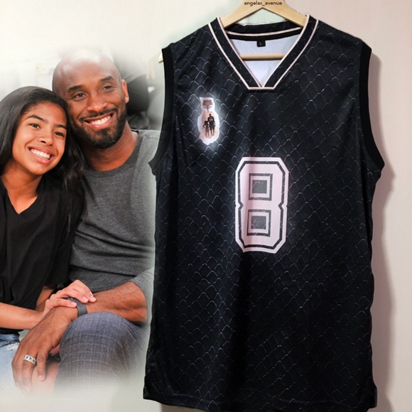 Kobe & Gianna Bryant Black Mamba Memorial Jersey - Picture 2 of 8